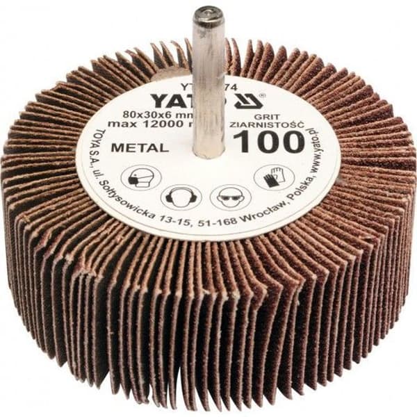 Slipdisc Yato - YT-83373 - Lamellskiva P80 80 x 30 x 6 mm ()