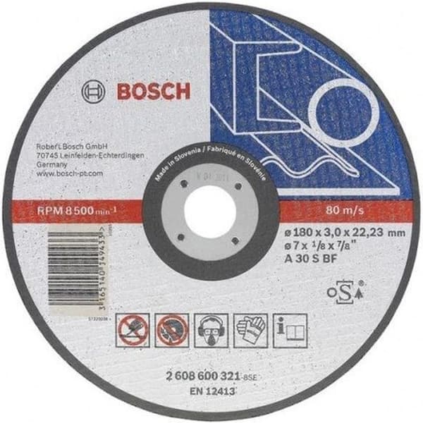 BOSCH Kapskiva för metall med platt nav - 230X3 mm