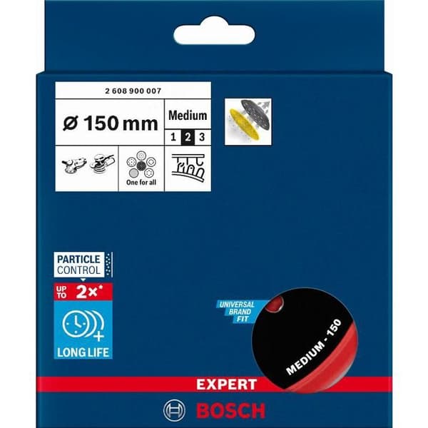 BOSCH Expert Multihole Slipplatta - Ø 150 mm - Medium - 2608900010
