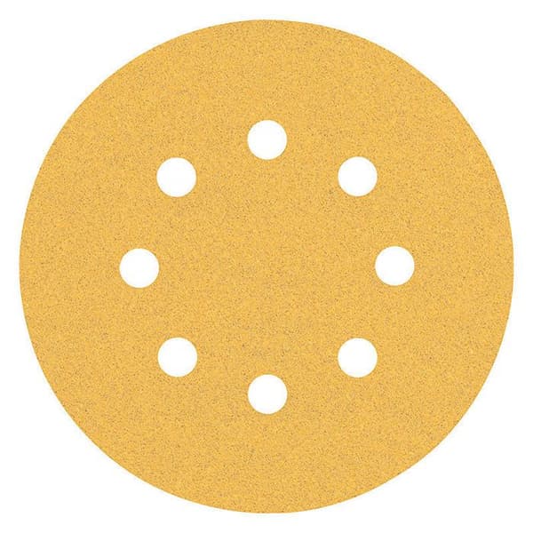 Slippapper - BOSCH - 50 papper - Ø125mm - Korn 180 - Excentrisk slipmaskin 8T