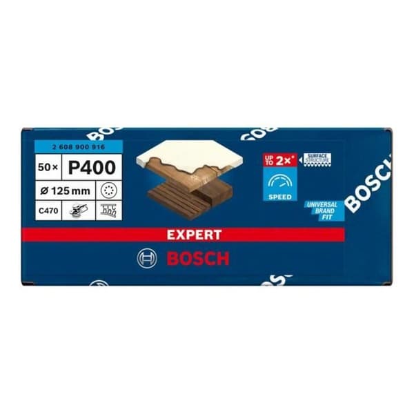 Slipskivor 8T C470 Expert 125 mm G400 - BOSCH EXPERT - 2608900916