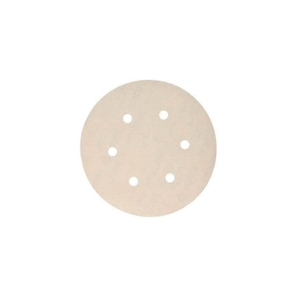 KLINGSPOR - 100 självhäftande korundpapper skivor med 6 hål PS 33 BK D. 150 mm Gr 180 - 146948