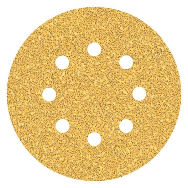 Slippapper - BOSCH - 50 papper - Ø125mm - Korn 180 - Excentrisk slipmaskin 8T