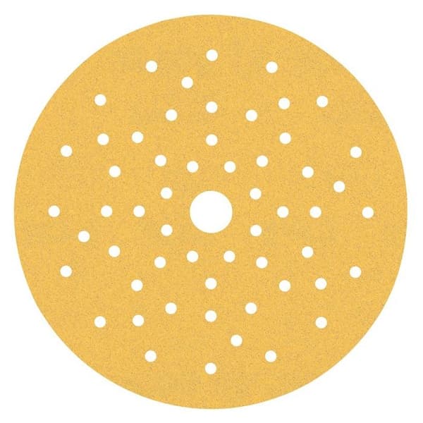 Slipande skivor - BOSCH - C470 - 50-pack - 150mm - G120 - Självhäftande fäste