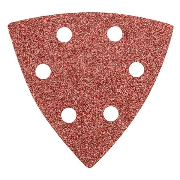 Självhäftande slippapper Delta 93 x 93 mm K 40, 5 st., med hål