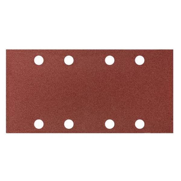 Självklistrande sandpapper - GRAFIT - 93 x 185 mm - K180 - 5 stycken - med hål