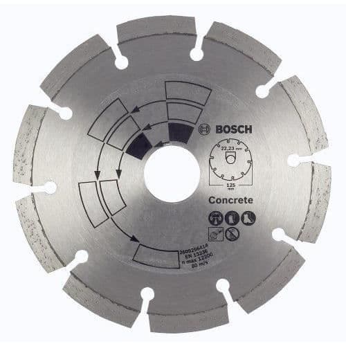 Bosch 2609256415 Diamantsegmenterad kapskiva specialbetong för 230 mm slipmaskin