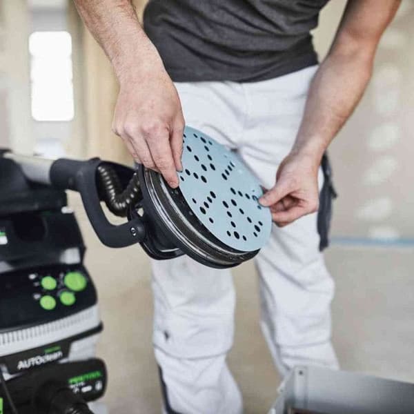 Låda med 25 FESTOOL granat slipmedel för Planex slipkorn 60 och Ø 225 - 499635