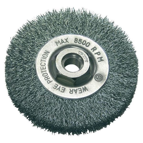 Pro-line abrasivskiva vågig borst med M14 gänga Ø115mm - 32521