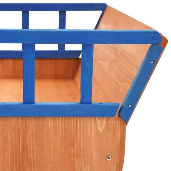 vidaXL sandkasse piratskib 190x94,5x101 cm fyrretræ