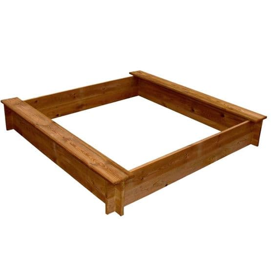 Sandlåda Trä Fyrkantig