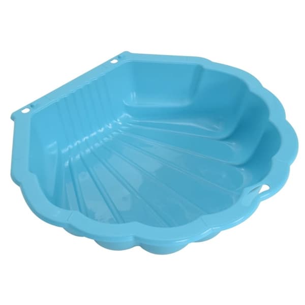 vidaXL Sandkasser 2 stk blå 77x87x21 cm plast