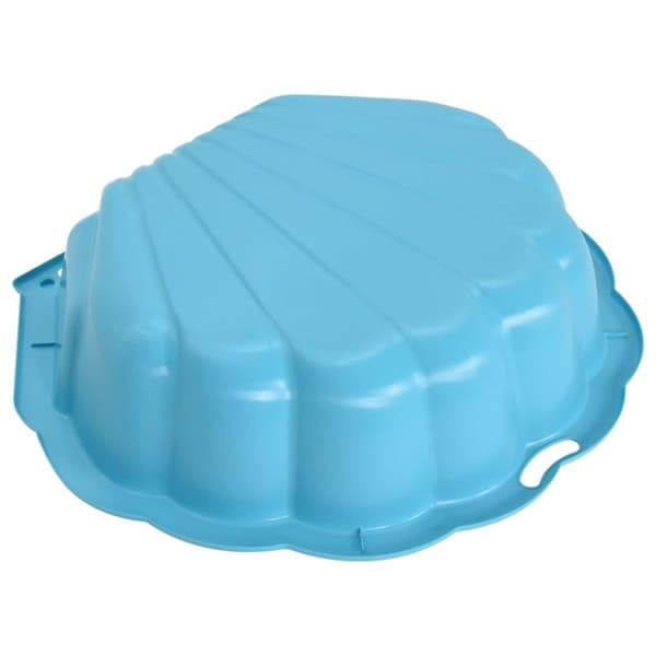 vidaXL Sandkasser 2 stk blå 77x87x21 cm plast