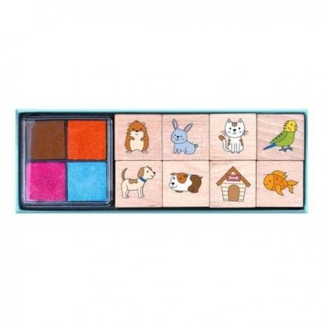 Trästämplar husdjur #T1