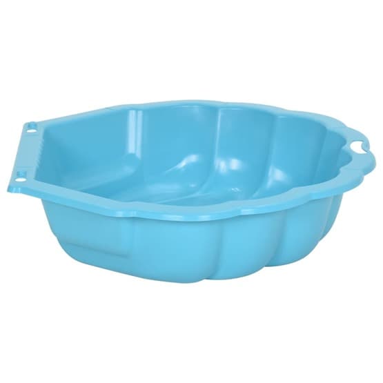 Sandlådor 2 St Blå 77X87X21 Cm Plast