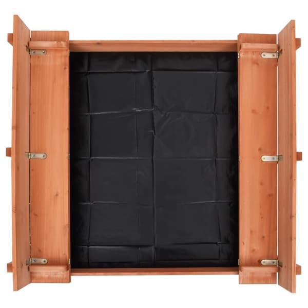 sandkasse 95x90x15 cm fyrretræ