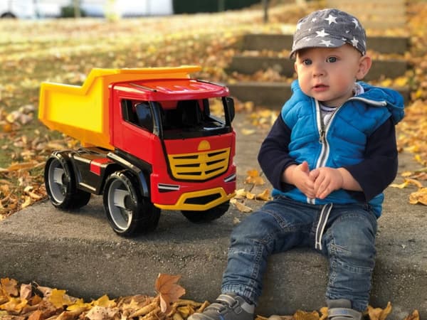 GIGA TRUCKS Giant dumper i titan, 51 cm