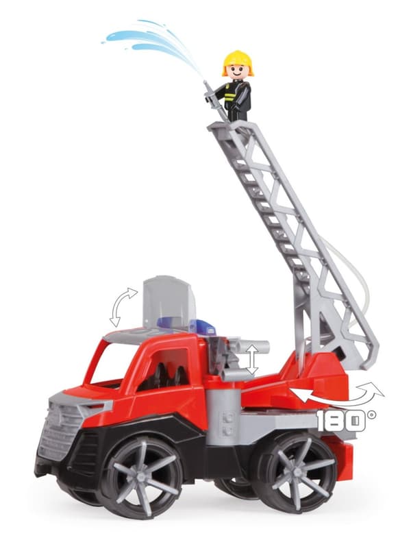 Lena TRUXX2 Brandbil med vattenspray och gummidäck