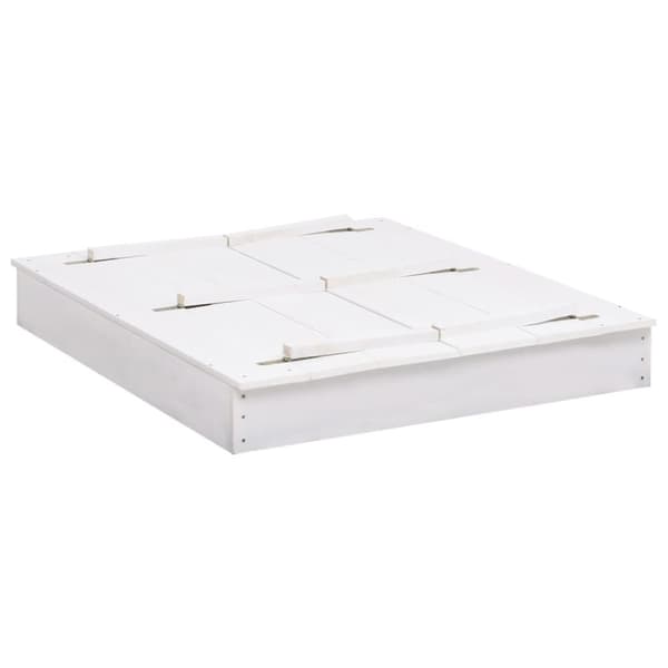 Sandlådor - Living Sandlåda granträ vit 95x90x15 cm