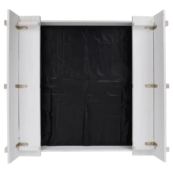 Sandlådor - Living Sandlåda granträ vit 95x90x15 cm