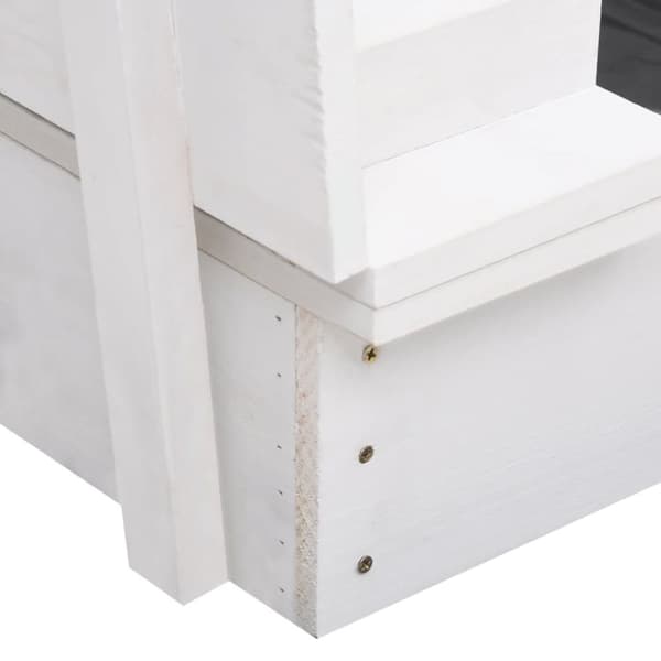 Sandlådor - Living Sandlåda granträ vit 95x90x15 cm