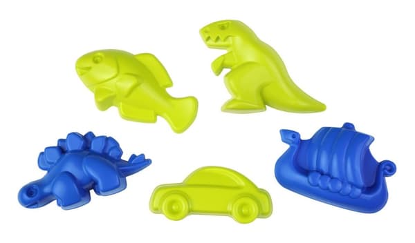 Happy Sand - Sandset med dinosaurier, 5 delar, nät