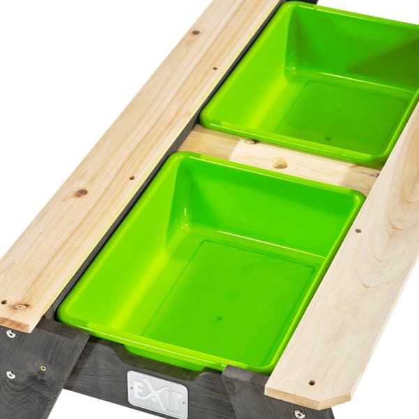 EXIT Aksent sand-, vand- og picnicbord (1 bænk) med parasol og haveredskaber