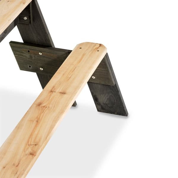 EXIT Aksent sand-, vand- og picnicbord (1 bænk) med parasol og haveredskaber