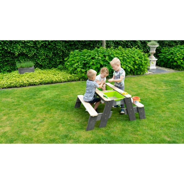 EXIT Aksent sand-, vand- og picnicbord (2 bænke)