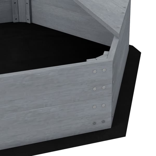 Rootz Lasten ulkona hiekkapit - Sandbox - Play Station - Purjeveneet - Parantaa luovuutta - 190L x 90W x 138H CM