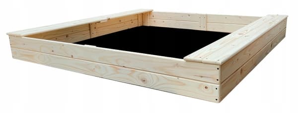 PUISET HIEKKALAATIKOPENKET 180x180x20cm KIINTEÄ