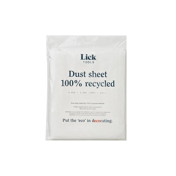 Lick Pro Recycled Dust Sheet Clear One Size