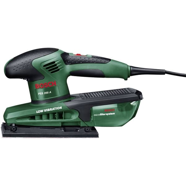 Bosch Home and Garden PSS 200 A 0603340300 Slipmaskin inkl. väska 200 W 93 x 185 mm