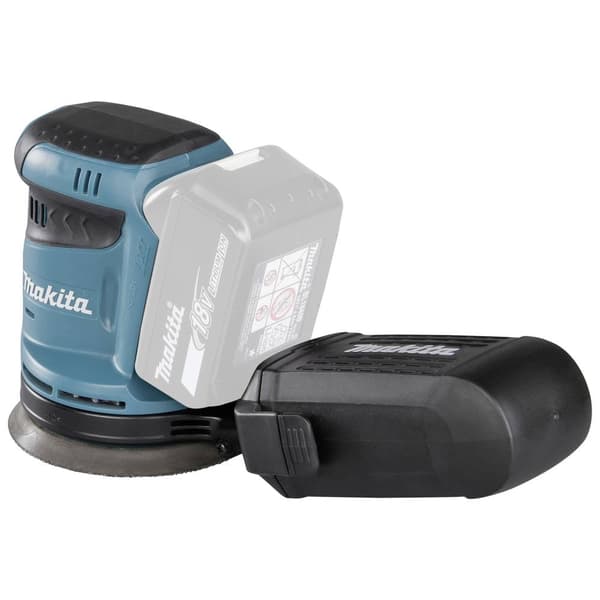 Makita DBO180Z Excenterslip Batteridriven exkl. batteri/laddare, Utan laddare 18 V Ø 125 mm