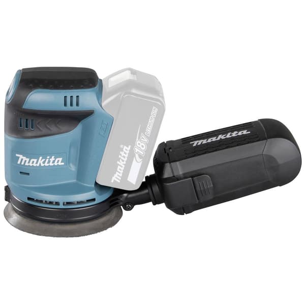Makita DBO180Z Excenterslip Batteridriven exkl. batteri/laddare, Utan laddare 18 V Ø 125 mm
