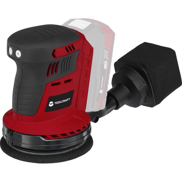 TOOLCRAFT ES-800 / TAWB-200 Batteridriven excenterslip Li-Ion exkl. batteri/laddare