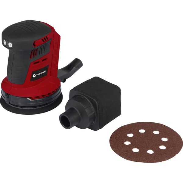 TOOLCRAFT ES-800 / TAWB-200 Batteridriven excenterslip Li-Ion exkl. batteri/laddare