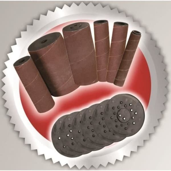 SCHEPPACH Oscillerande slipmaskin med sliphylsor och slipcylindrar 450 W 230V OSM 100