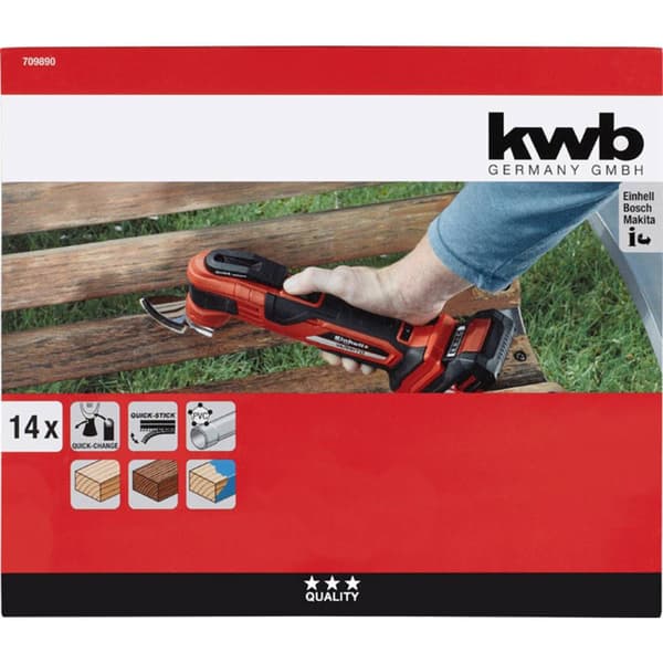 kwb 709890 Slip- och poleringsmaskin 14 delar