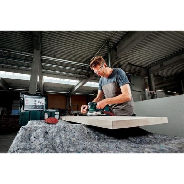 Excentrisk slipmaskin METABO SXE 450 Excentrisk slipmaskin. Metabox