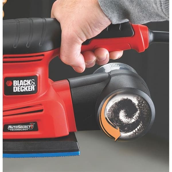 BLACK & DECKER KA280K - 4 i 1 multislipmaskin - 220 W - 230 V - Röd och svart