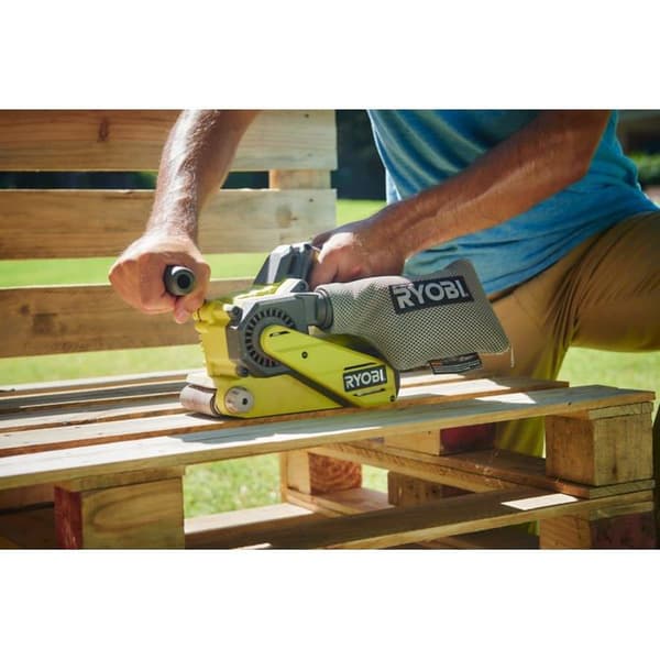 RYOBI 18V OnePlus 75 mm bandslip utan batteri och laddare R18BS-0