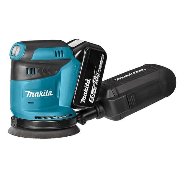 Excenterslip - MAKITA - DBO180RTJ - 18V Li-Ion 5Ah - Ø125mm - Kompakt och lätt
