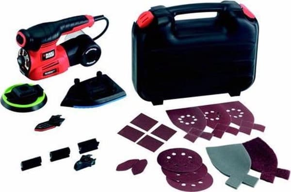 BLACK+DECKER KA280K-QS Multi-sliber - 220W - 19 tilbehør - opbevaringstaske