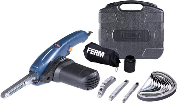 FERM EFM1001 Præcisionsbåndssliber - 400W - 8mm - 13mm - DIY