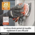 Miniatyrbild 2 av 6: Multi -Wireless Sander 20V + 1X Abrasive 80g - Dual Power POWDP50200 - Levereras utan batteri eller laddare