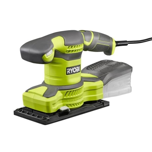 Orbital slipmaskin - RYOBI - 280W - Hastighetsvariator - Vakuumsystem - Plastuppsamlare