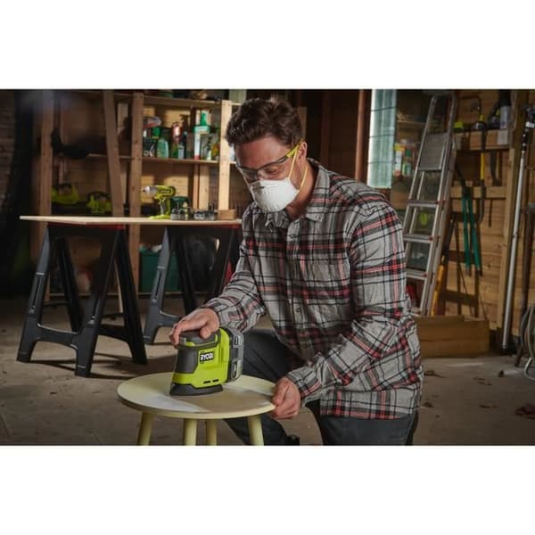 RYOBI ONE+ triangulär slipmaskin 18 volt + 3 slipmedel - RPS18-0