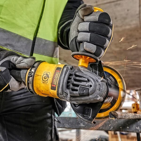 DeWALT DCG418NT-XJ bærbar slibemaskine Båndsliber Sort, Gul