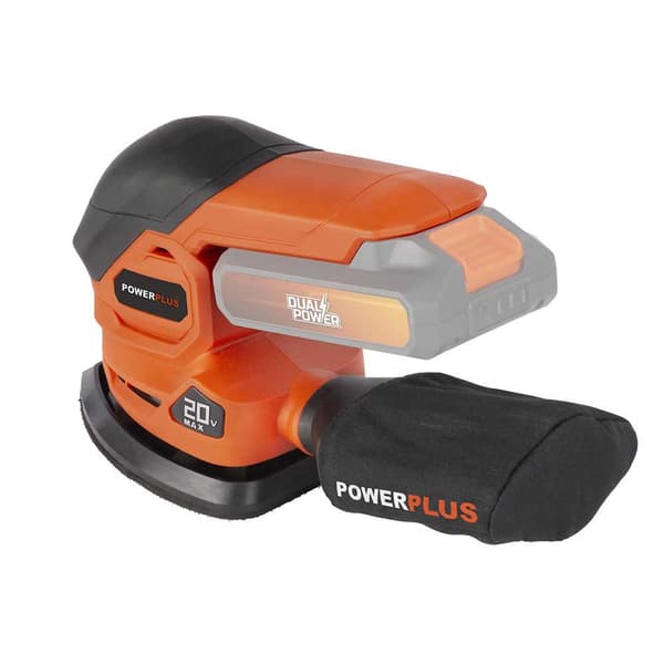 Powerplus Palm Sander Powdp50200 20v Orange